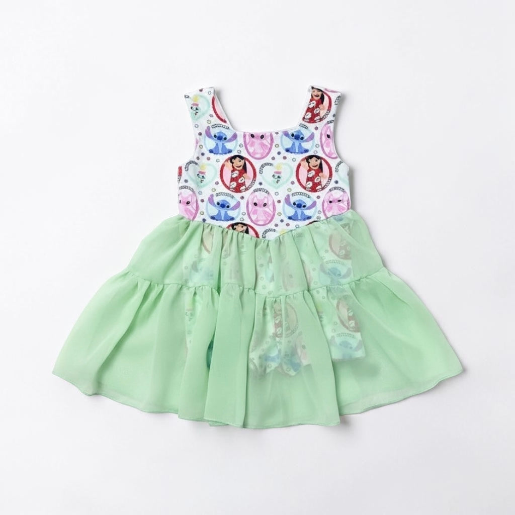 Tiny Twirl Society (Lilo & Stitch/built in shorts)