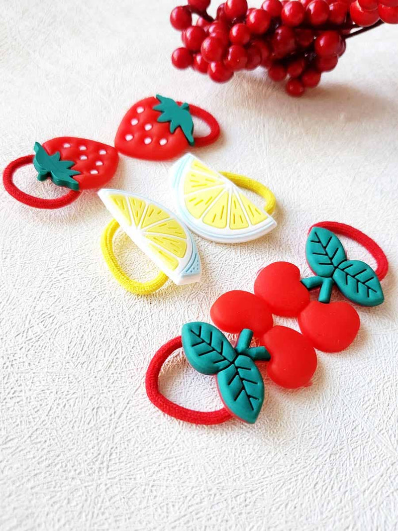 Fresh Fruit Hair Tie Set