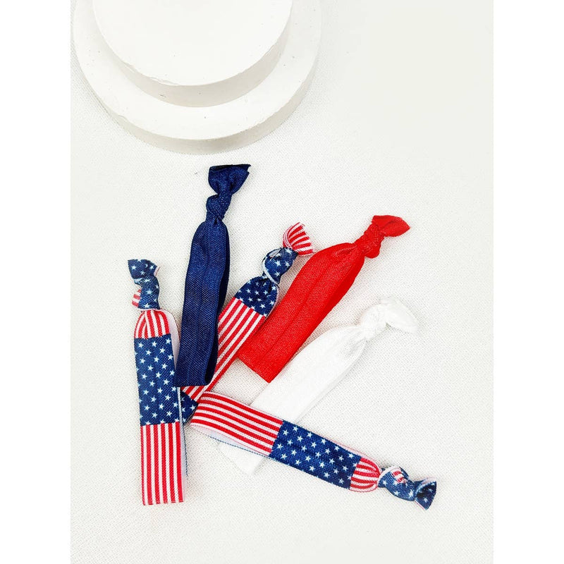 Little Firecracker Hair Tie/Bracelet Set