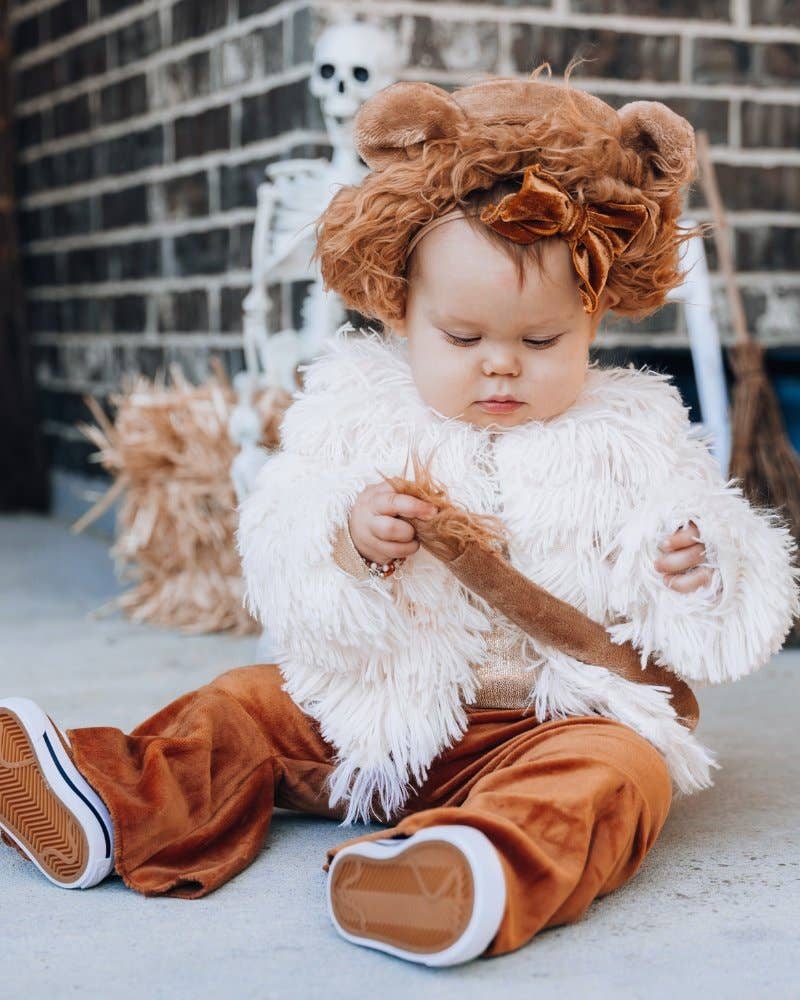Snow Bunny Faux Shag Layered Jacket - Mama & Me