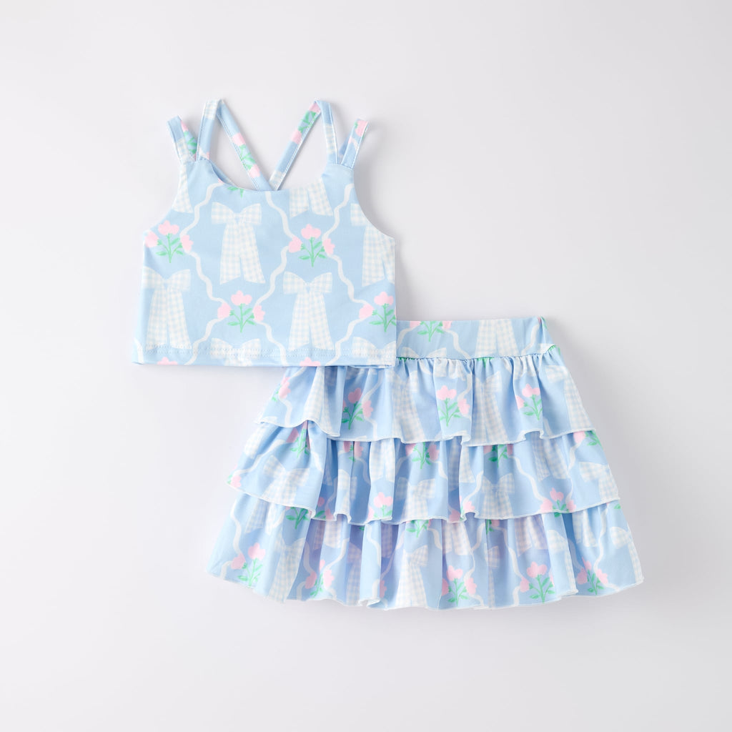 Twists and Tea Roses Skort Set