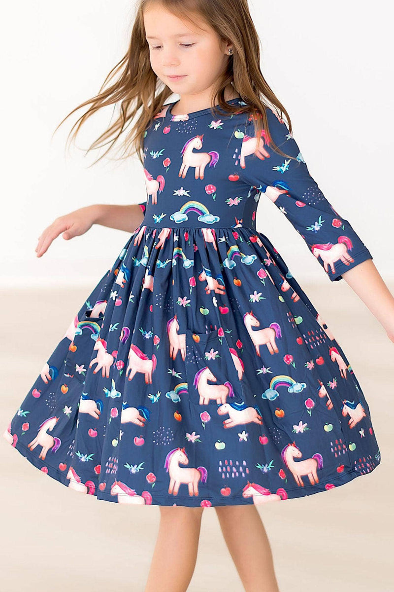 Believe Pocket Twirl Dress
