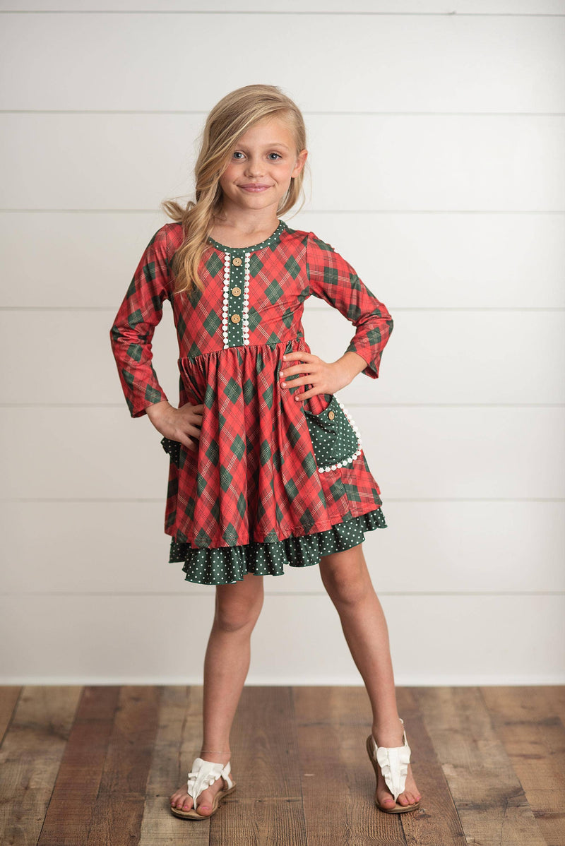 Holly Jolly Twirl Dress
