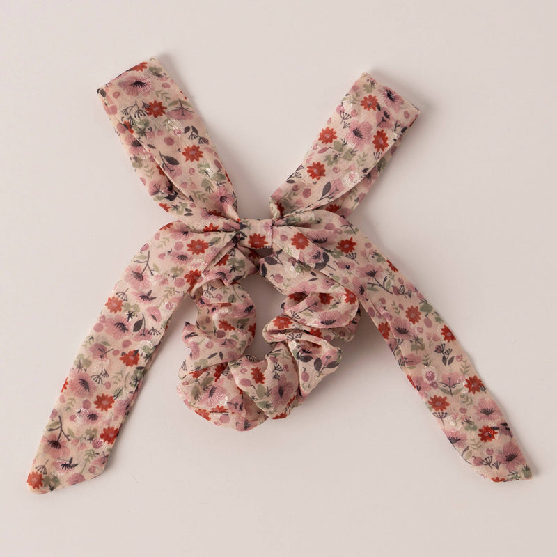 Ditsy Floral Tie Scrunchie