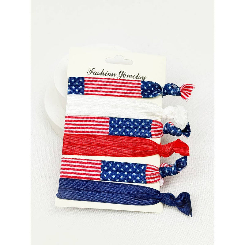 Little Firecracker Hair Tie/Bracelet Set