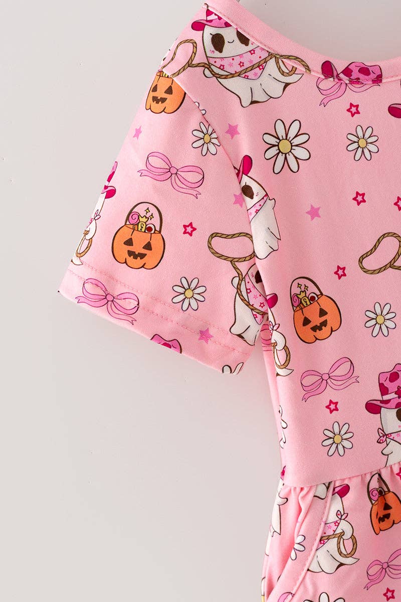 Howdy Boo Pocket Romper