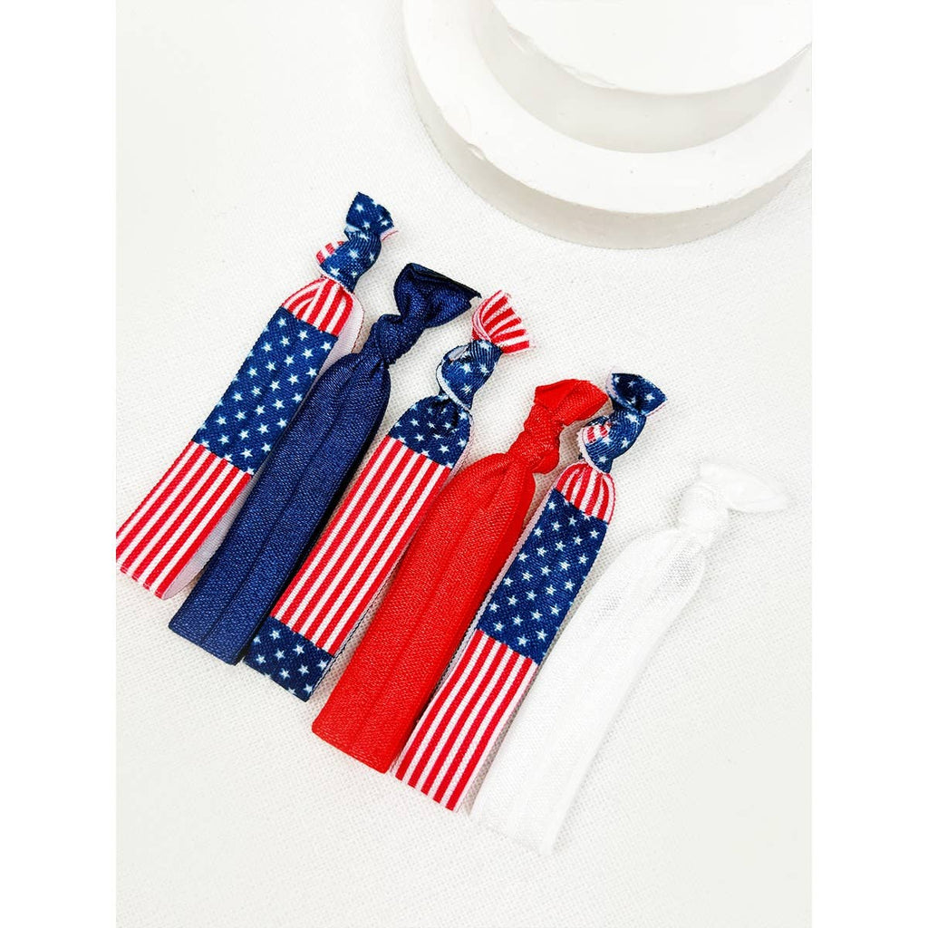 Little Firecracker Hair Tie/Bracelet Set