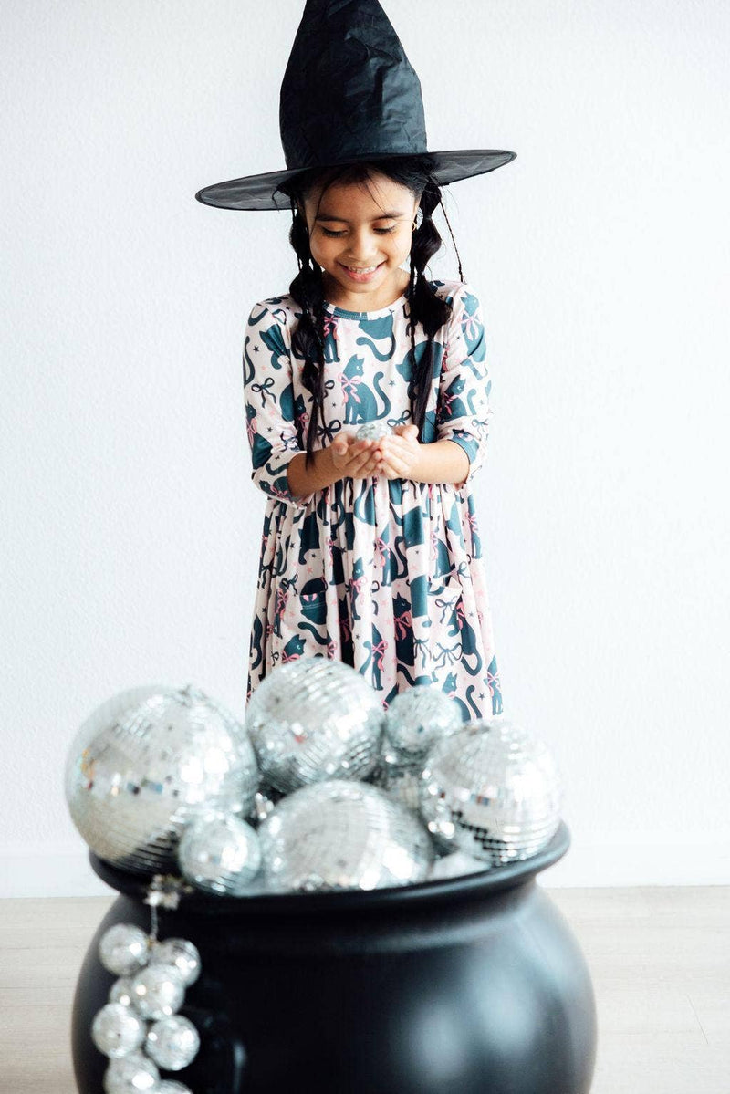 Hocus Purr-cus Pocket Twirl Dress