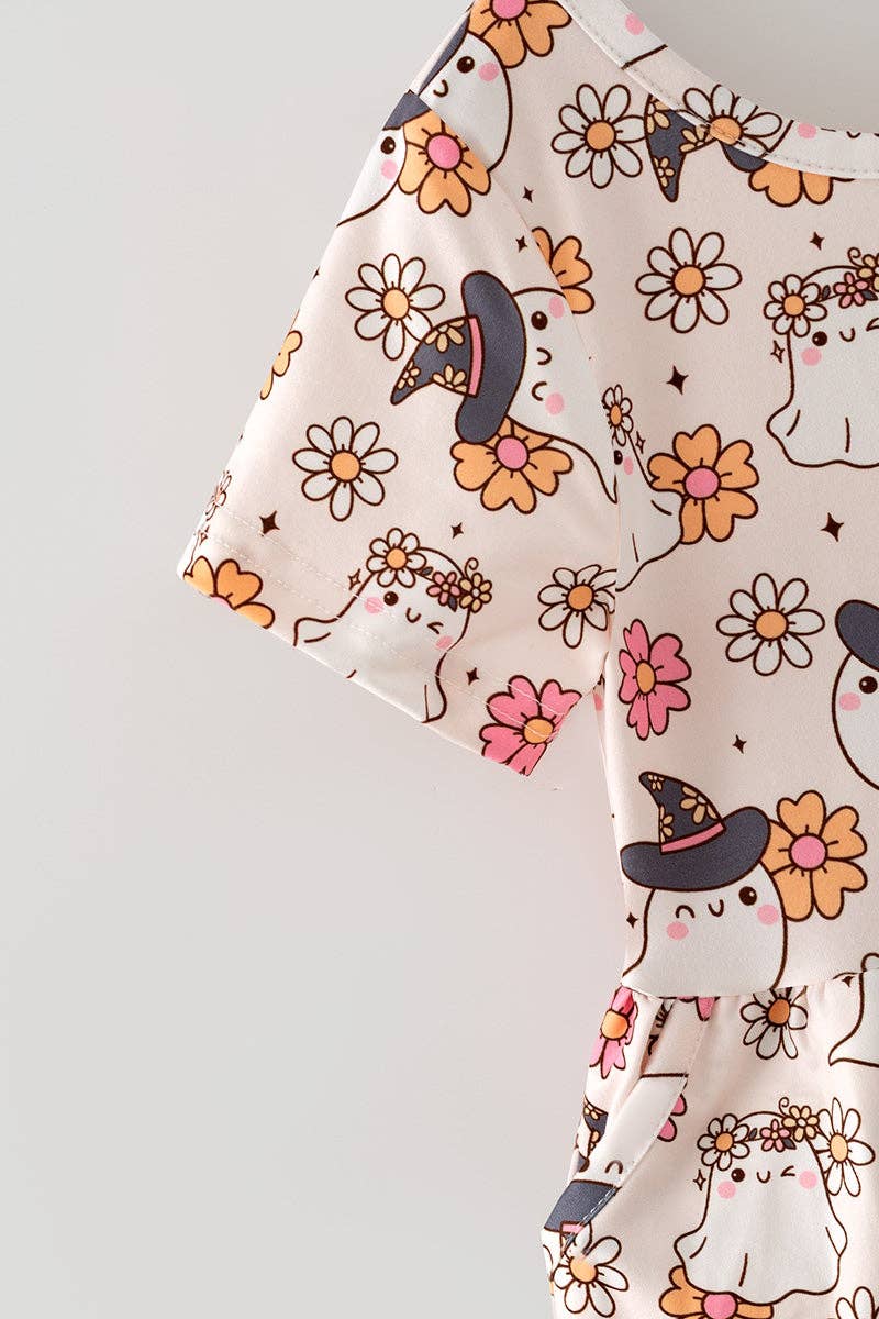 Blooming Boo Pocket Romper