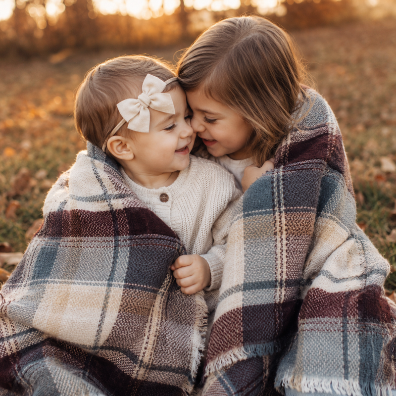 Mama & Me Autumn Scarf Set