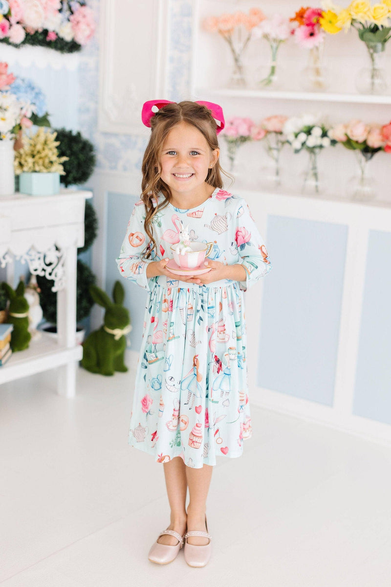 Tea Party Pocket Twirl Dress