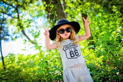 Fall Flow Floppy Hat (Black)