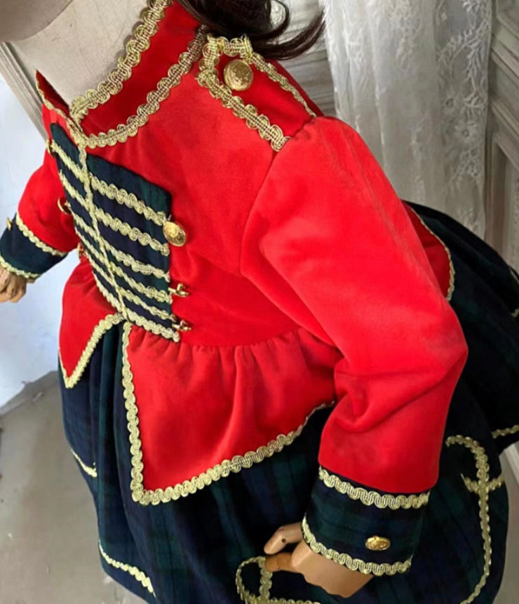 Drosselmayer Dress (Red Velvet Top)