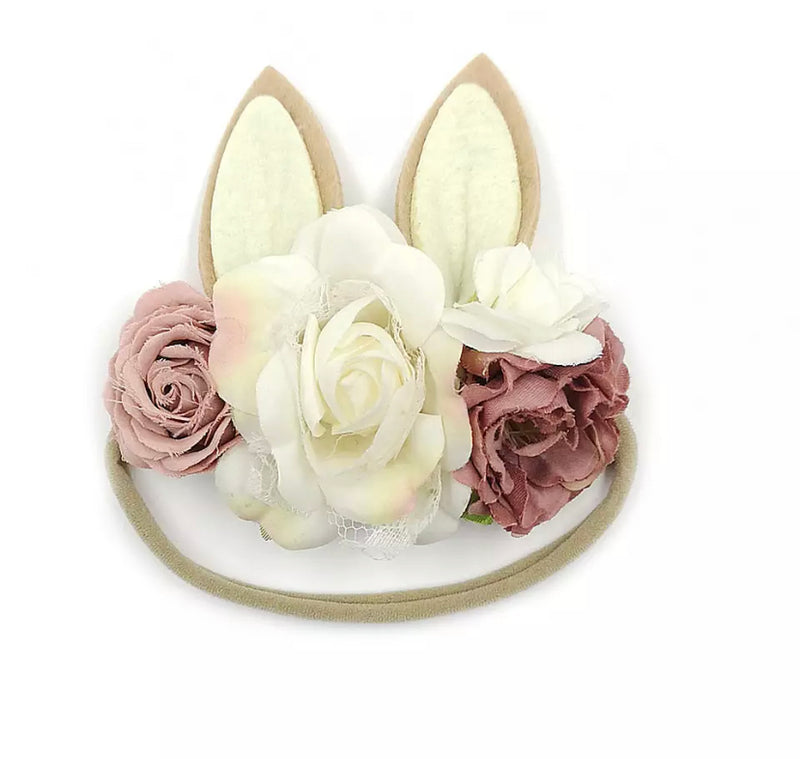 Bunny Love Flower Crowns (ivory & pink)