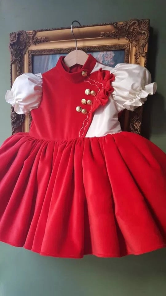 The Mouse King Dress (red velvet)